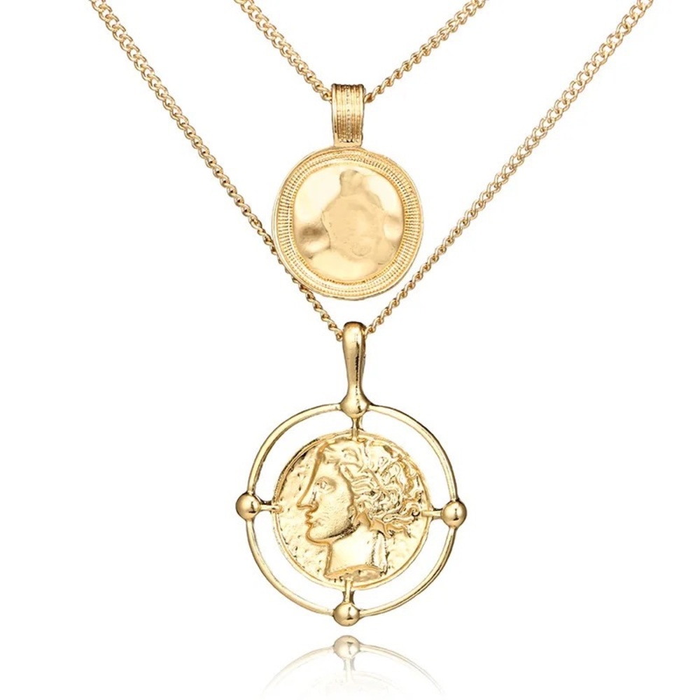 New Vintage 18 K Gold plated necklace - Picture 1 of 6